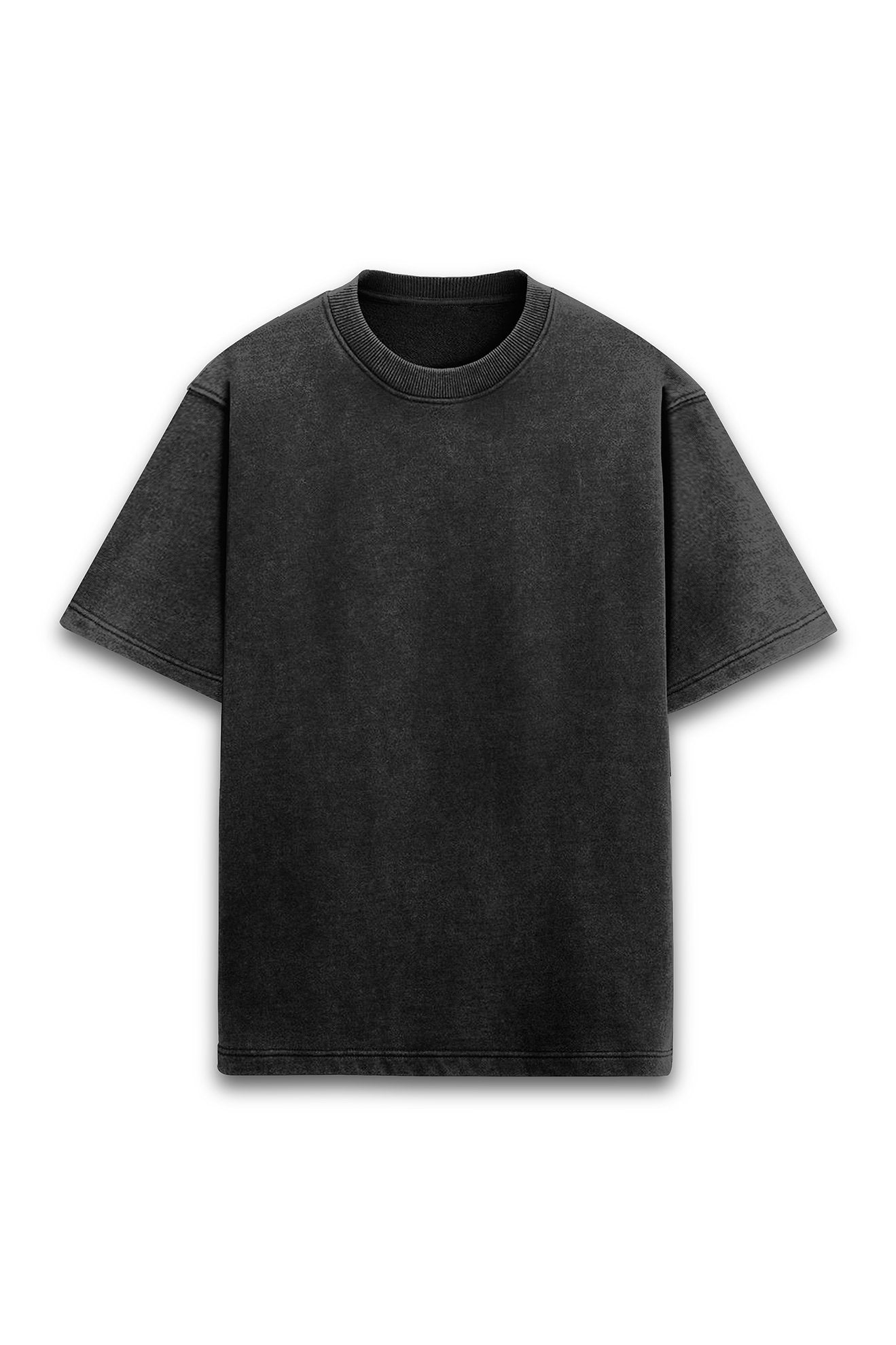 Acid Wash: Plain Oversized Classic T-shirt - GHOSTREET