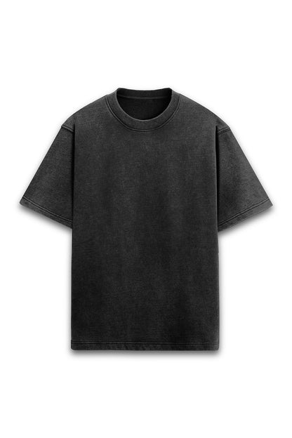 Acid Wash: Plain Oversized Classic T-shirt - GHOSTREET 