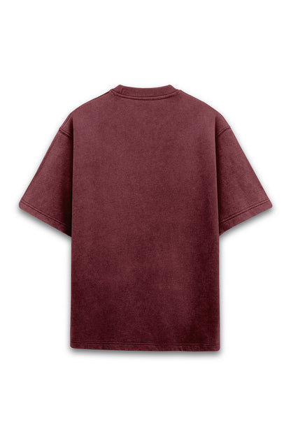 Acid Wash: Plain Oversized Classic T-shirt - GHOSTREET 