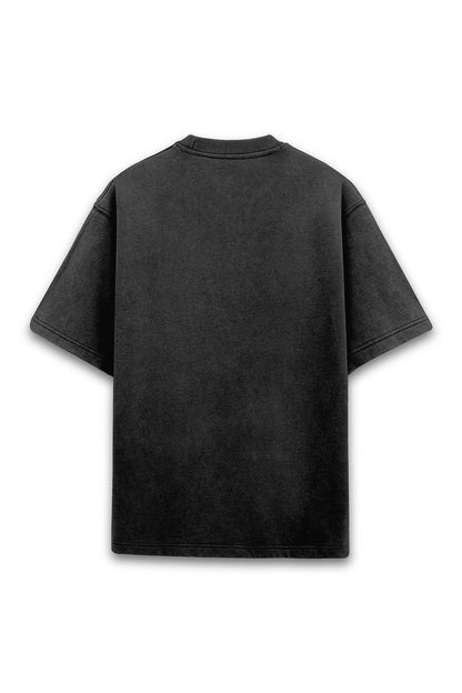 Acid Wash: Plain Oversized Classic T-shirt - GHOSTREET 
