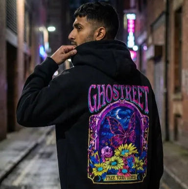Ghostreet Butterfly Unisex Oversized Hoodie