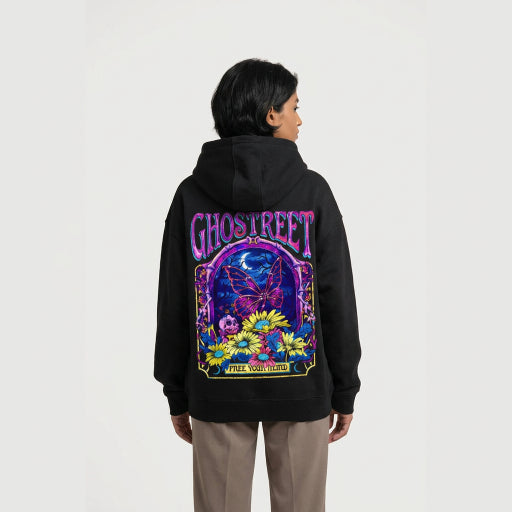 Ghostreet Butterfly Unisex Oversized Hoodie