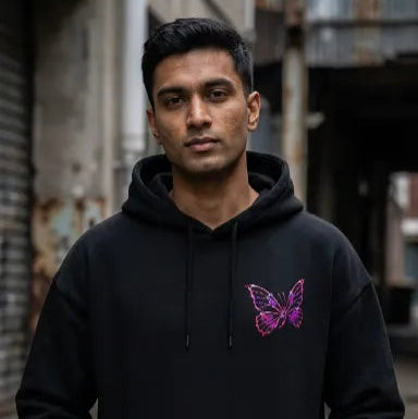 Ghostreet Butterfly Unisex Oversized Hoodie
