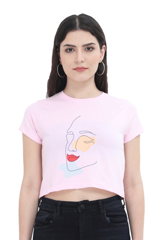 Face Crop Top - GHOSTREET 