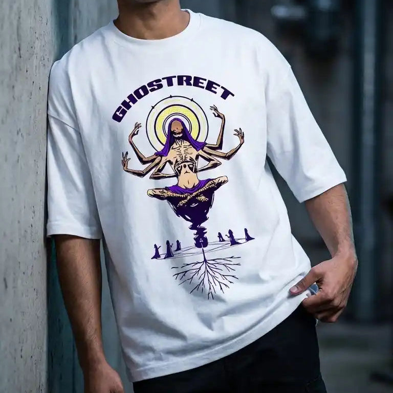 Unisex Mystic Phantom Oversized Graphic Tee