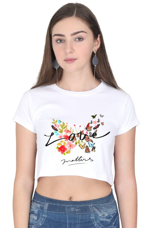 Love Matters Crop Top - GHOSTREET 