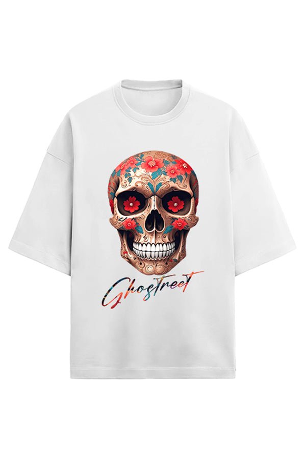 Skull Unisex Oversized T-shirt - GHOSTREET 