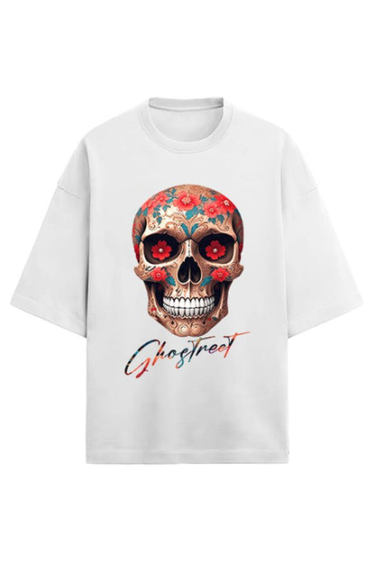 Skull Unisex Oversized T-shirt - GHOSTREET 