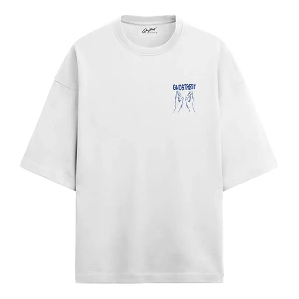 Unisex Blue Ghost Oversized T-shirt - GHOSTREET 