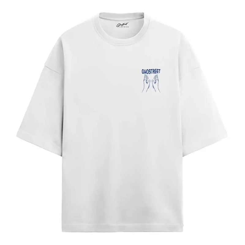 Unisex Blue Ghost Oversized T-shirt - GHOSTREET 