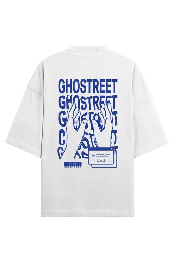 Unisex Blue Ghost Oversized T-shirt - GHOSTREET 