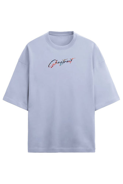 Unisex Floral Skull Oversized T-shirt - GHOSTREET 