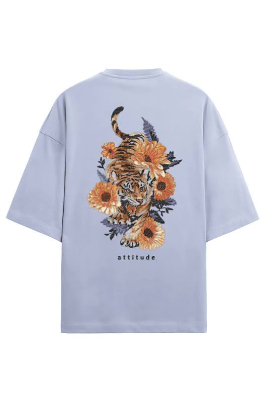 Unisex Terry Oversized Tiger Ghostreet Tshirt - GHOSTREET 