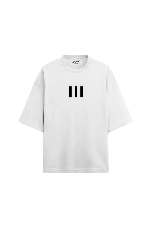Unisex Three Stripes Oversized T-shirt - GHOSTREET 