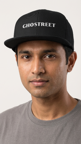 Unisex_black_snapback_luminarry_cap_ghostreet_front — Photo 9