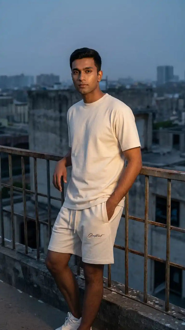 Unisex_terry_shorts_ghostreet_front