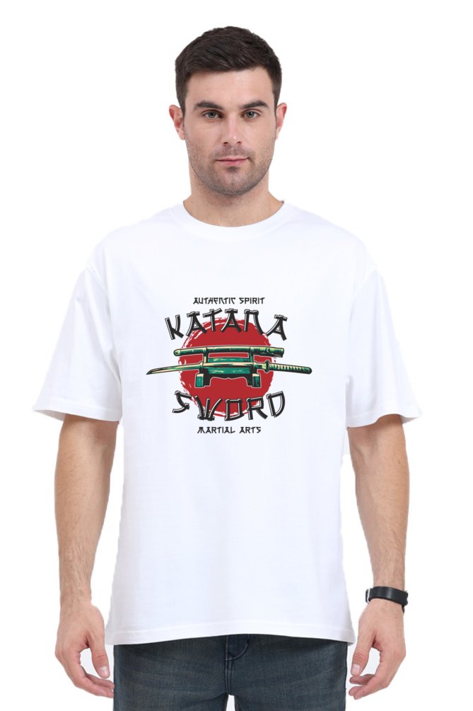 White Katana T-shirt - GHOSTREET 