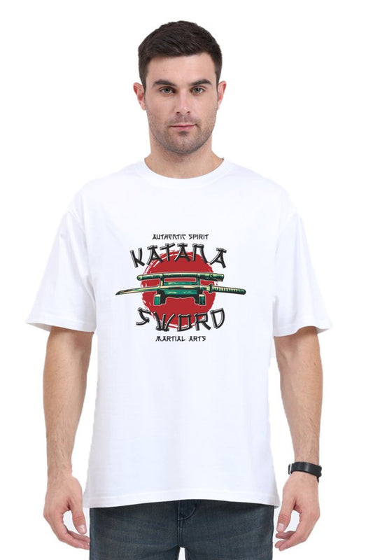 White Katana T-shirt - GHOSTREET 