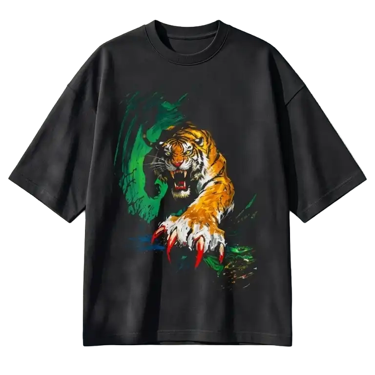 Ghostreet Unisex 260 GSM Terry T-Shirt | Relaxed Urban Fit