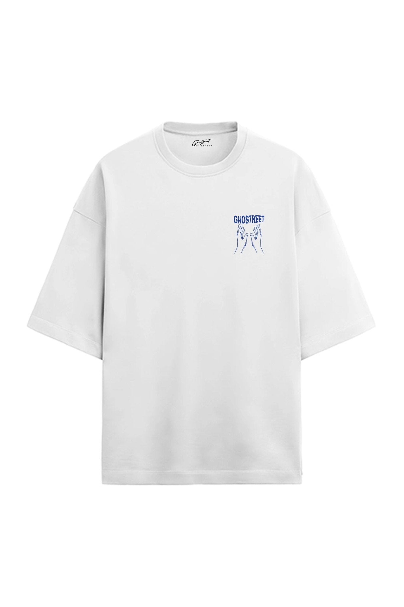 Unisex Blue Ghost Oversized T-shirt - GHOSTREET