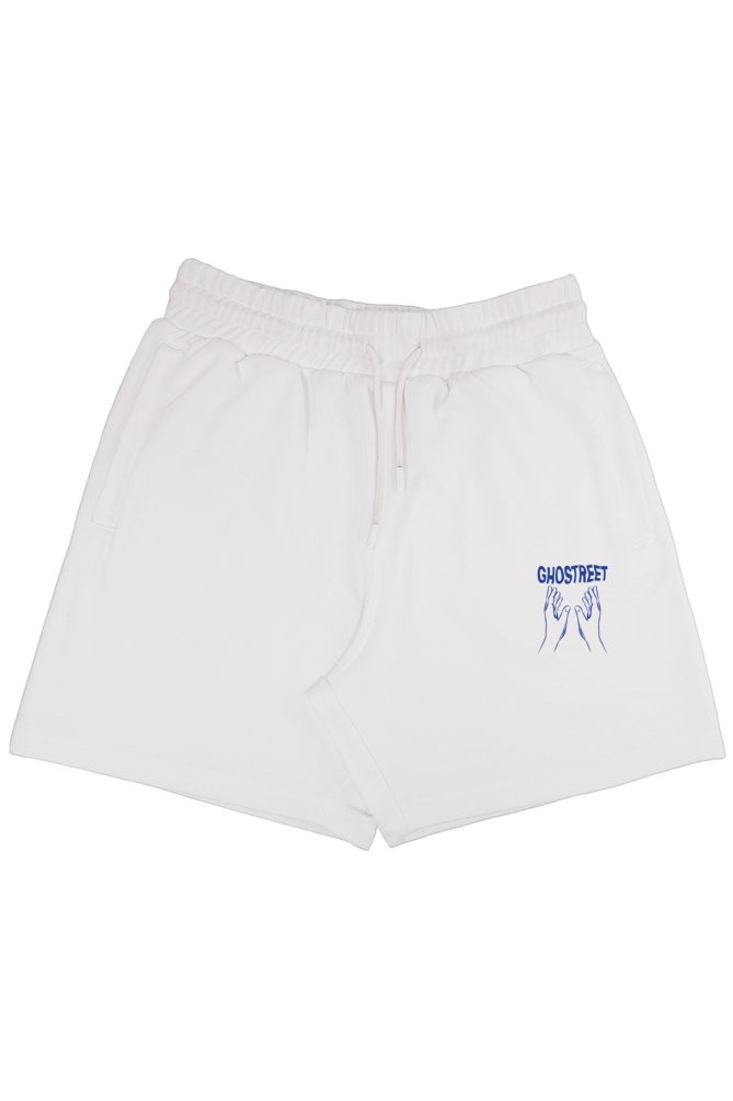 Unisex Blue Ghost White Shorts - GHOSTREET