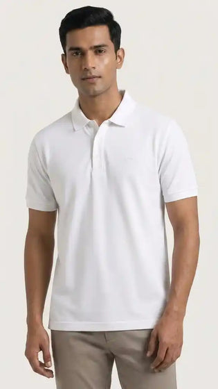 unisex-classic-white-polo-shirt-lookbook — Photo 1