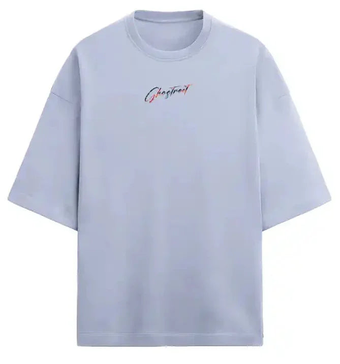 Unisex Terry Oversized Tiger Ghostreet T-shirt Front - GHOSTREET 