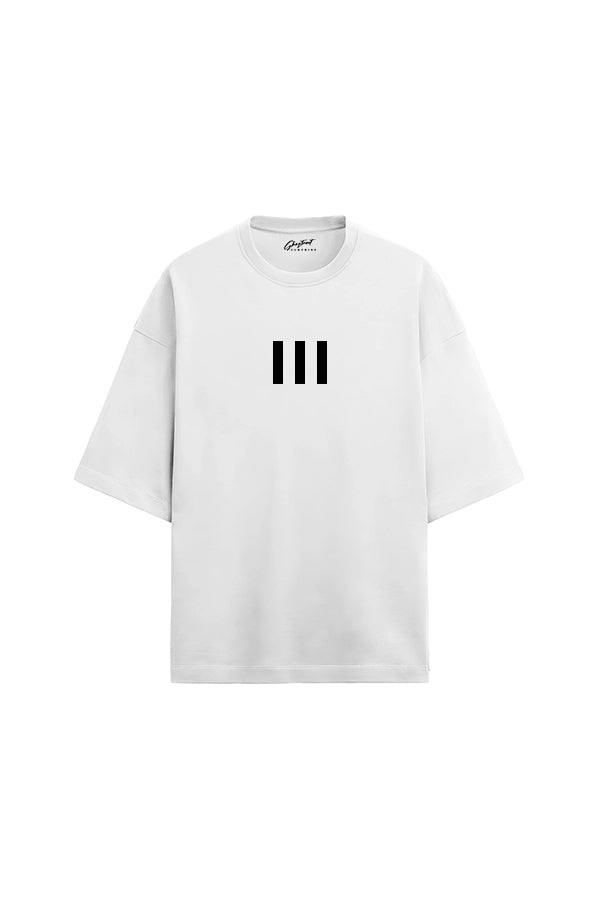 Unisex Three Stripes Oversized T-shirt - GHOSTREET