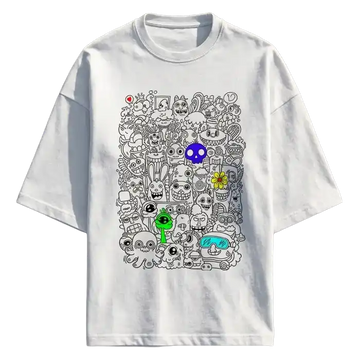 white-monster-doodle-art-graphic-oversized-t-shirt